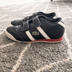 Little Boys LACOSTE sneakers size 11.5